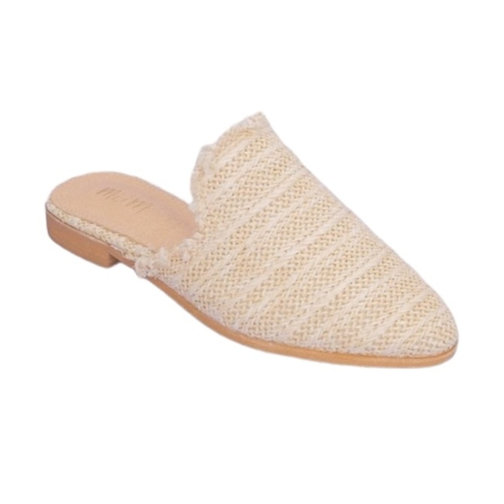Mi.iM The Ally Handbraided Artisian Woven Frayed Mules - 7